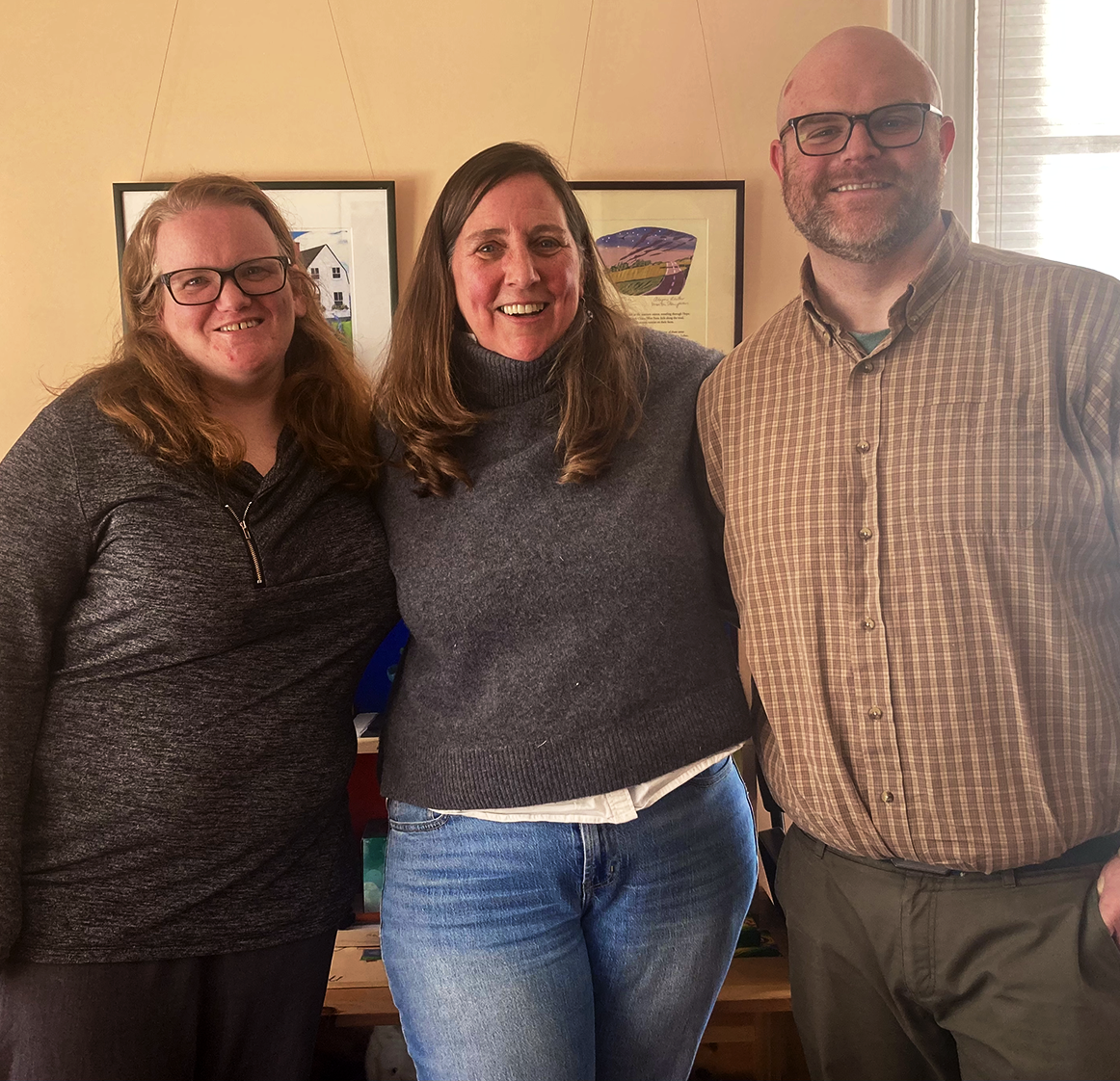(L-R) Missy, Becca, and Adam facilitate our current support groups