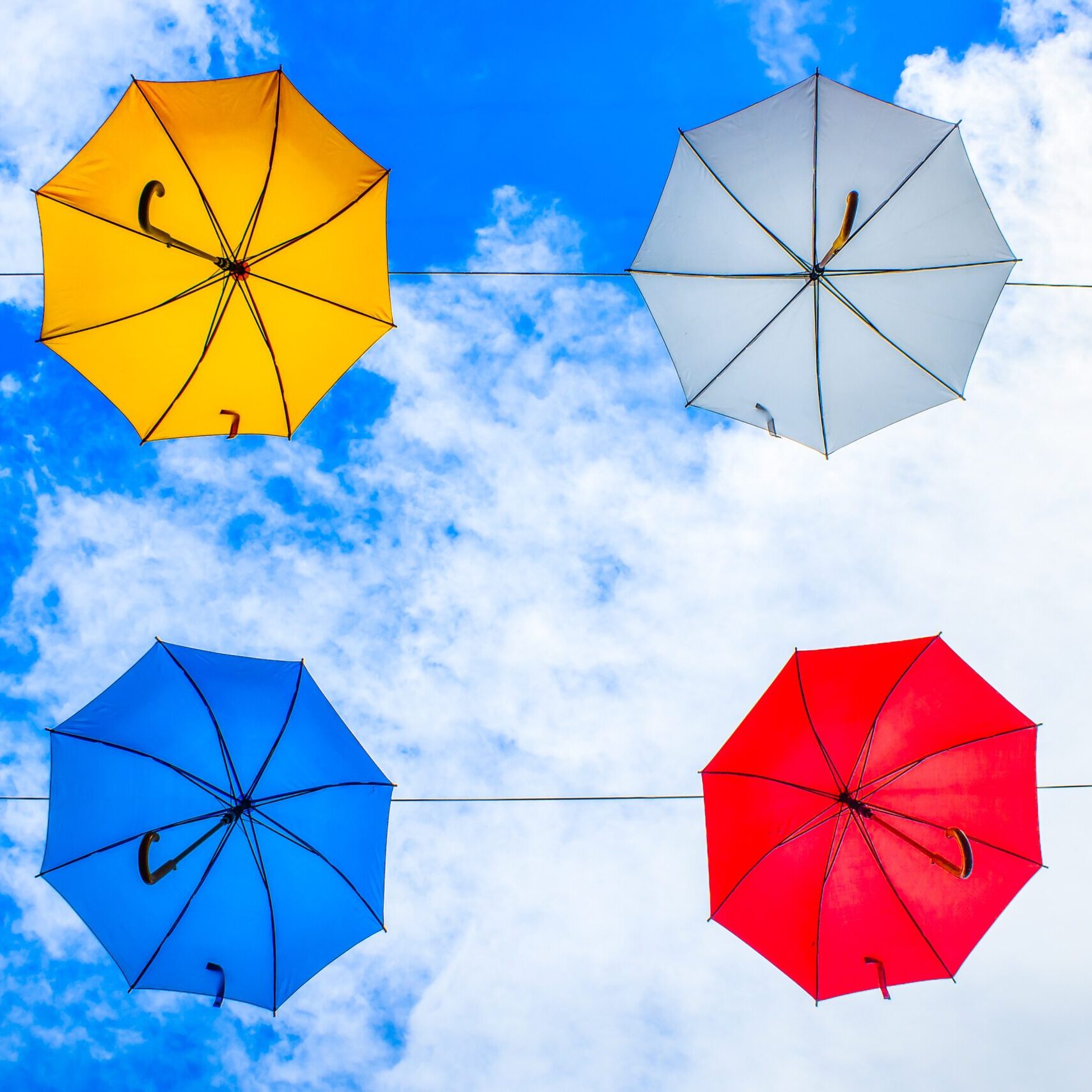 colorful umbrellas